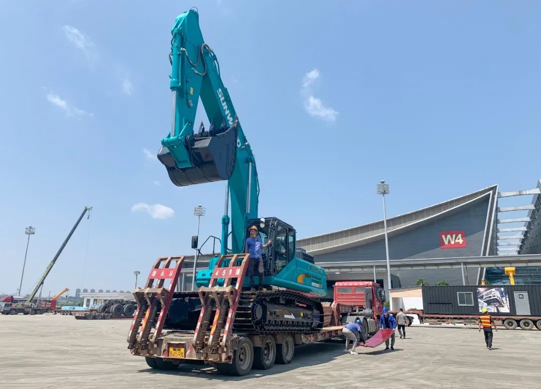 进场布展！2021年长沙国际工程机械展倒计时，宝运莱智能展区亮点提前剧透