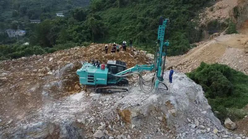 助力绿色矿山建设，宝运莱智能“凿岩先锋”SWDH系列顶锤钻机大展身手