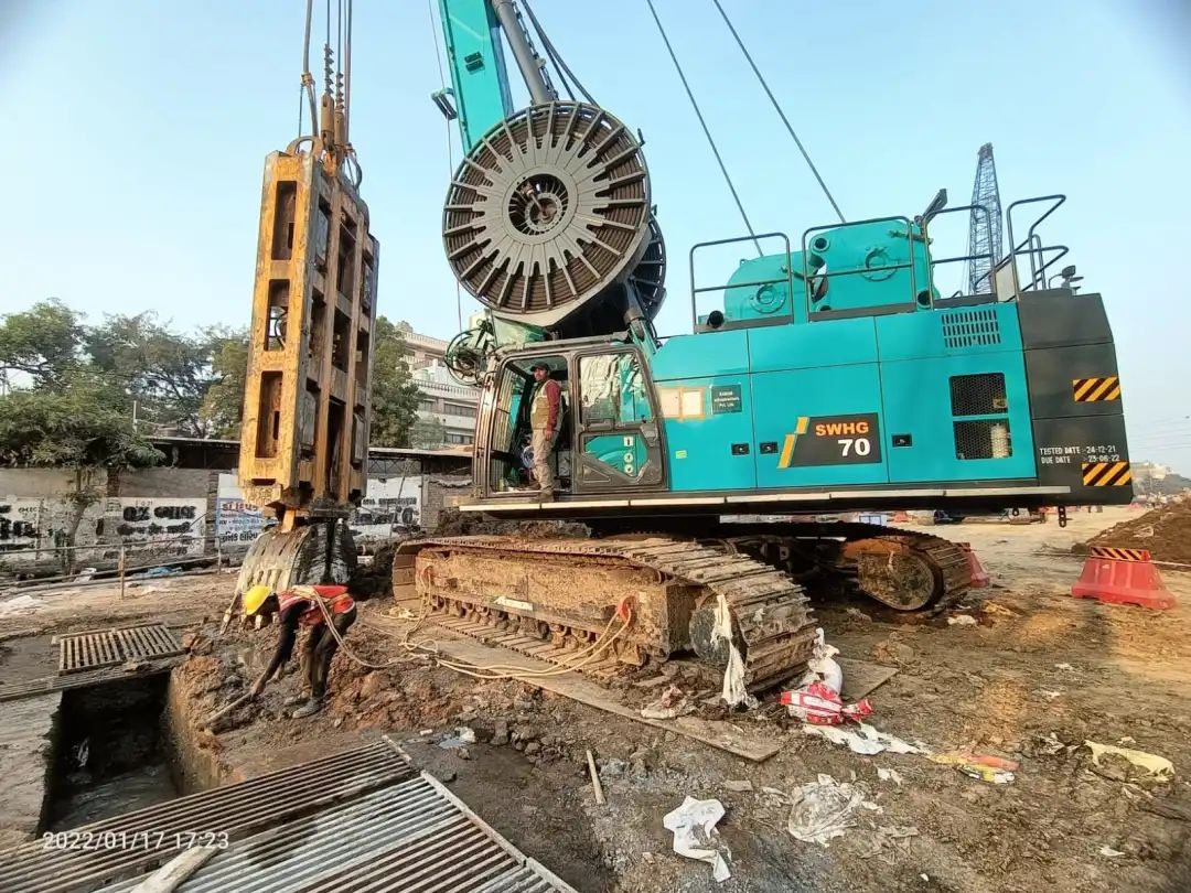 感谢信！宝运莱智能SWHG70液压抓斗助力海外基础施工获肯定