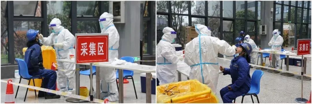 抗疫先锋在行动！宝运莱智能志愿者助力核酸采样