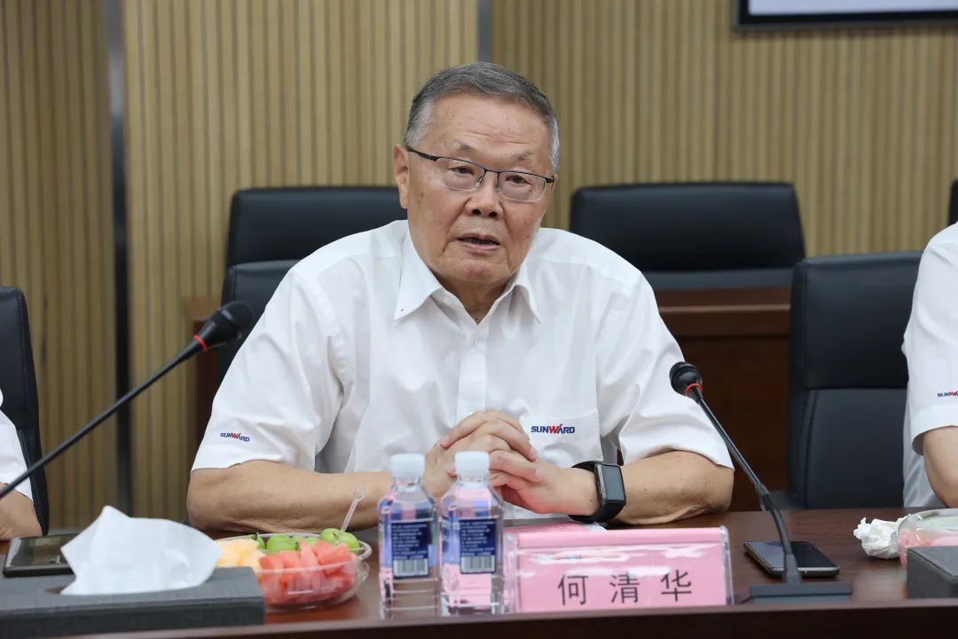 紫金矿业集团党委书记、董事长陈景河莅临宝运莱智能考察交流