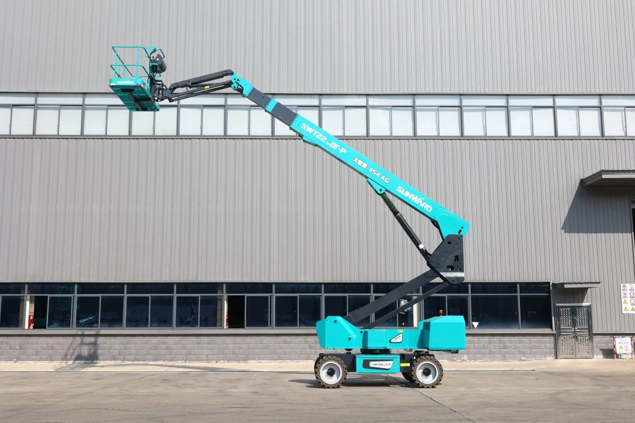 高可靠、高安全、高性能！宝运莱智能新一代P系列电动臂式高空作业平台成功下线